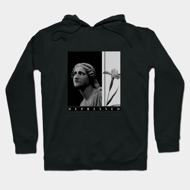 Depressed Hoodie by Musers Apparel